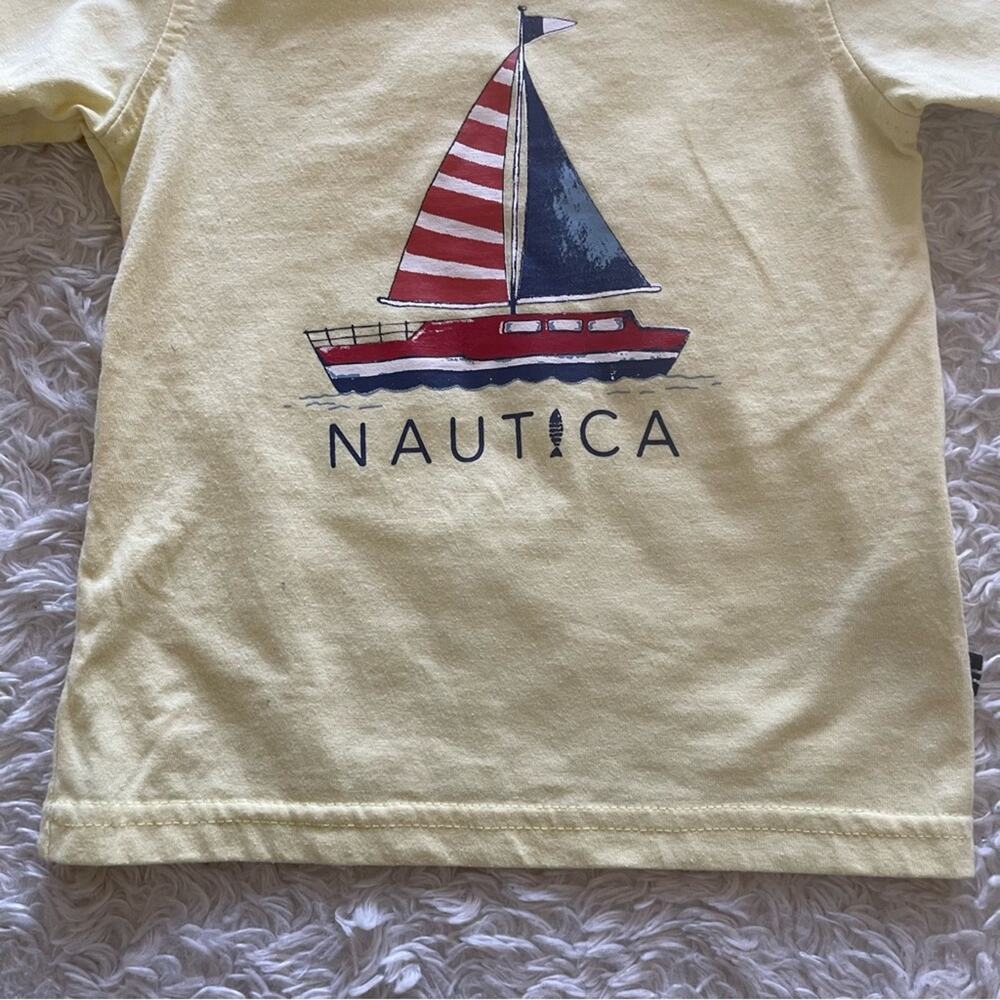 Nautica Yellow Sailboat T-Shirt - Picture 2 of 5